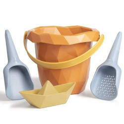 Zestaw zabawek do piasku w wiaderku dla dziecka Happy Orange 12m+ / Zsilt