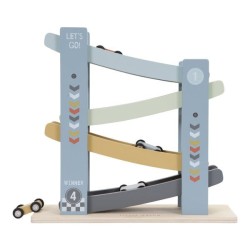 Drewniana zjeżdżalnia błękit Little Dutch