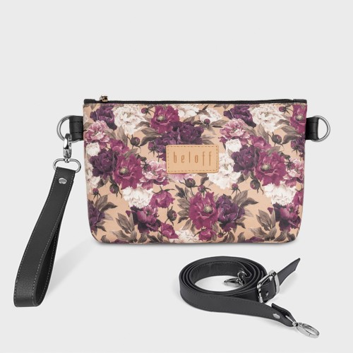 saszetka z eko skóry Kwiecista polana beloff