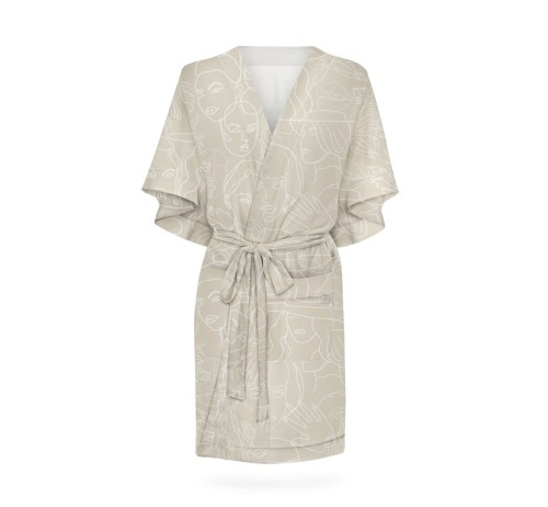 Szlafrok kimono Feminine Beige / BabySteps
