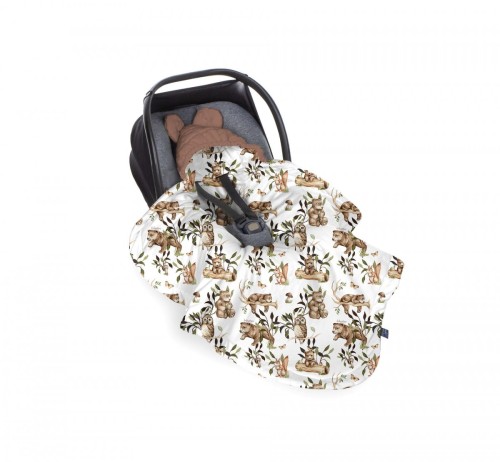 Otulacz do fotelika - kocyk happy bear Mocha Mousse / BabySteps