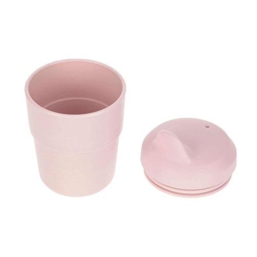 Kubek z silikonową pokrywką z dziubkiem Little Chums Mysz / Lassig 