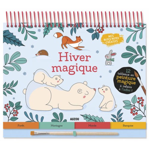 Kolorowanka wodna Magiczna zima / Auzou