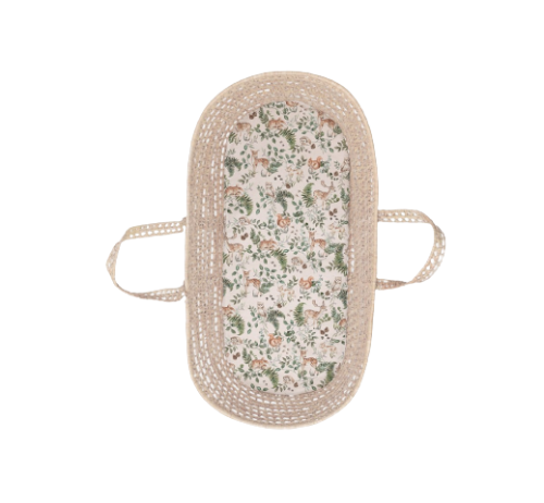 Bawełniane prześcieradło do gondoli Animals Garden / BabySteps