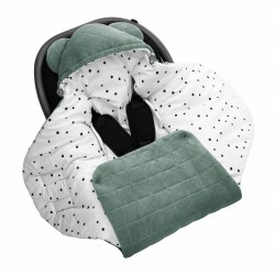 Otulacz kocyk do fotelika samochodowego Royal Baby Green / Sleepee