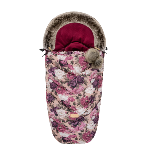 Zimowy śpiworek do wózka Kwiecista Polana Beloff