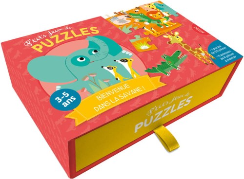 Puzzle ze zwierzątkami 3D Na sawannie Auzou