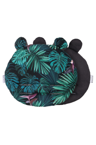 poduszka monstery z lnem