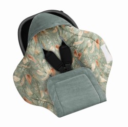 Otulacz kocyk do fotelika samochodowego Bohemian green / Sleepee