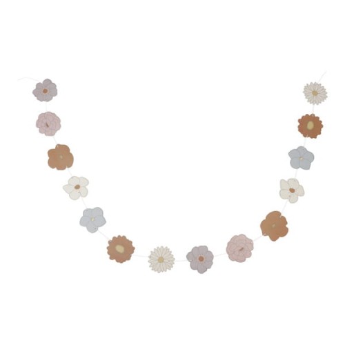 Kartonowa girlanda dekoracyjna Vintage Flowers FSC / Little Dutch