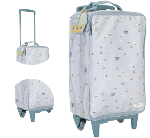 Walizka dziecięca Sailors Bay Blue / Little Dutch