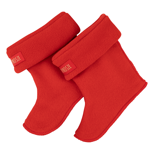 ocieplacz polarowy do kaloszy czerwony