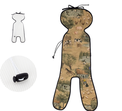 Wkładka do fotelika samochodowego 9-18 kg Countryside Tales / Makaszka