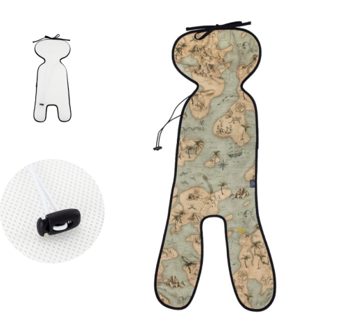 Wkładka do fotelika samochodowego 9-18 kg Treasure Islands Makaszka