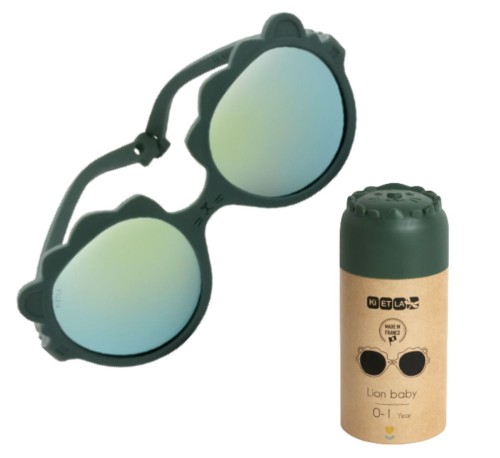 Okulary przeciwsłoneczne dla dzieci 1-2 lata Lion Green / Kietla