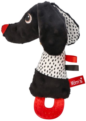 Jamiś piszczek z gryzakiem kontrastowy / Mom's Care