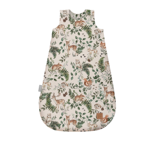 Śpiworek bawełniany LIGHT One Size Animals Garden 1 tog BabySteps