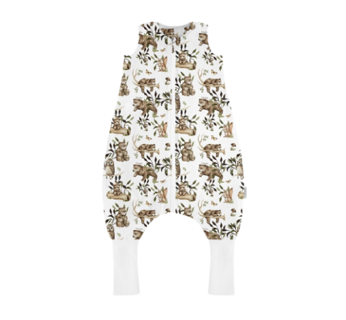 Śpiworek na lato LIGHT z nogawkami Happy Bear 1 tog BabySteps