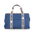 torba mommy bag signature indigo z przewijakiem