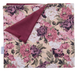 Lekki kocyk do wózka kwiecista polana Beloff