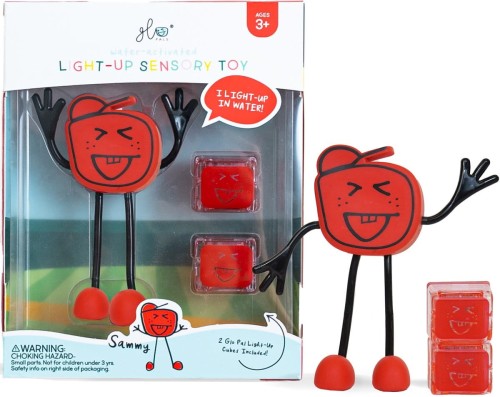 Postać do kąpieli Sammy z dwiema kostkami świecącymi w wodzie / Glo Pals