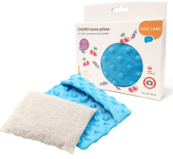 Termofor z pestkami wiśni Cherry lazurowy / BabyOno 