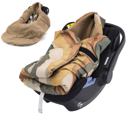 Otulacz - kocyk do fotelika Rainbow Mountain bawełniany Makaszka