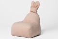 Pufa siedzisko z oparciem Funny Bunny Sztruksowa Różowa