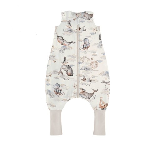 Śpiworek na lato LIGHT z nogawkami r.M Magic sea animals 1 tog BabySteps