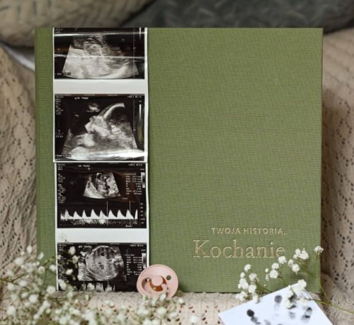 Pamiętnik dziecka "Twoja historia Kochanie" Szałwia Memorable