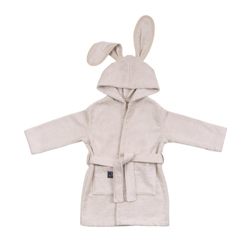 Szlafrok bambusowy dla dziecka Linen Makaszka