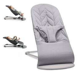 BABYBJORN leżaczek BLISS WOVEN LIGHT GRAY jasnoszary