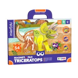 Zabawka magnetyczna Triceratops mierEdu