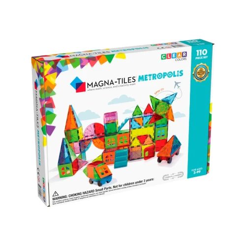 Klocki Magnetyczne Metropolis 110 el. MAGNA-TILES