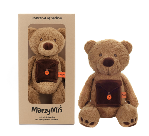 MarzyMiś Duży Miś Brązowy z książeczką