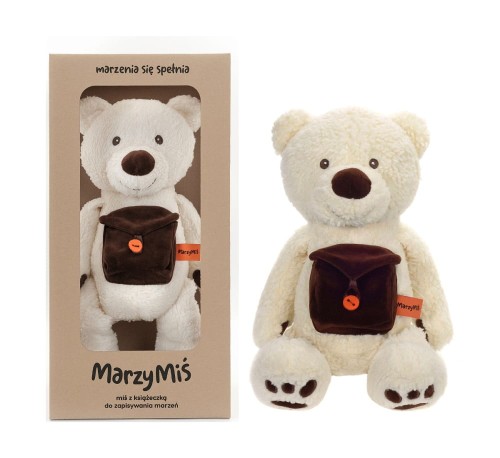 MarzyMiś Duży Miś Polarny z książeczką