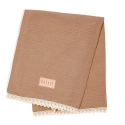 Otulacz muślinowy 120x130 Kawa z mlekiem Beloff