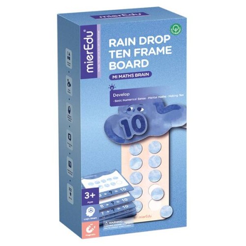 Gra matematyczna Rain Drop mierEdu