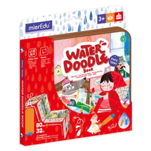 Kolorowanka wodna z pędzelkiem Bajki mierEdu