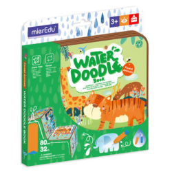 Kolorowanka wodna z pędzelkiem Zwierzęta leśne mierEdu