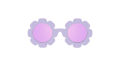 Okulary dla dzieci Polaryzacja Flower Irresistible Iris Lavender Mirrored Lens (2023) 0-2 lat Babiators UV400