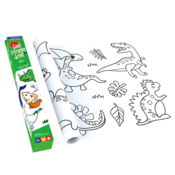 Gigantyczna kolorowanka w rolce Dinozaury mierEdu