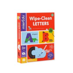 Zestaw z suchościeralnym markerem Nauka Alfabetu mierEdu