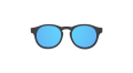 Okulary dla dzieci Polaryzacja Keyhole Jet Black Cobalt Blue Mirrored Lenses Polarized (2023) 0-2 lat Babiators UV400