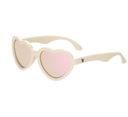 Okulary dla dzieci z polaryzacją Heart Cream 6+ lat Babiators