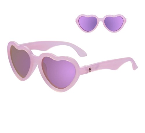 Okulary dla dzieci z polaryzacją Heart Pink 0-2 lat Babiators