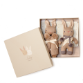 Zestaw prezentowy w ozdobnym pudełku Taupe Bunny ThreadBear