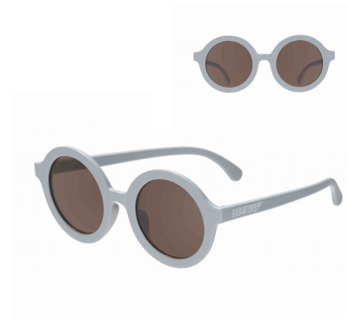 Okulary przeciwsłoneczne dla dzieci Round Into The Mist 0-2 lata Babiators