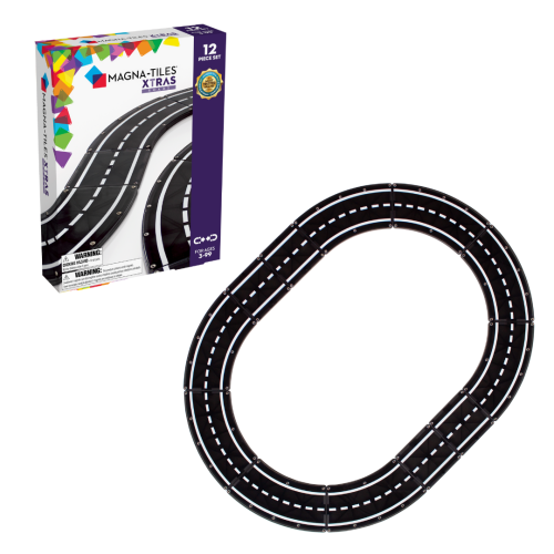 Klocki Magnetyczne MAGNA-TILES Magnetyczna droga 12 el