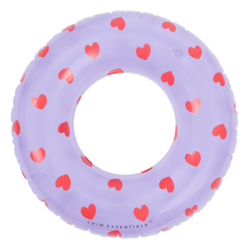 Koło do pływania 55 cm Lila Hearts The Swim Essentials